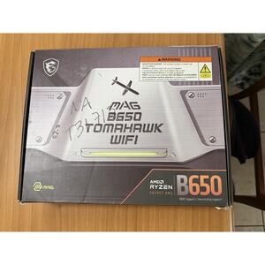 MSI MAG B650 Tomahawk WiFi ATX Motherboard Socket AM5 DDR5 WiFi 6E PCIe 4.0